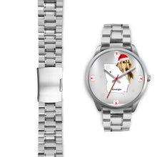 Load image into Gallery viewer, Afghan Hound Georgia Christmas Special Wrist Watch-Free Shipping
