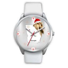 Load image into Gallery viewer, Afghan Hound Georgia Christmas Special Wrist Watch-Free Shipping