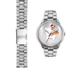 Load image into Gallery viewer, Basenji Dog Georgia Christmas Special Wrist Watch-Free Shipping