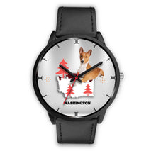 Load image into Gallery viewer, Basenji Dog Washington Christmas Special Wrist Watch-Free Shipping