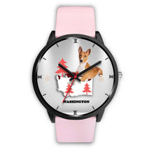 Load image into Gallery viewer, Basenji Dog Washington Christmas Special Wrist Watch-Free Shipping