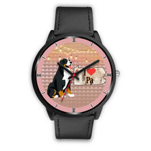 Load image into Gallery viewer, Bernese Mountain Dog Art Pennsylvania Christmas Special Wrist Watch-Free Shipping