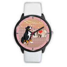 Load image into Gallery viewer, Bernese Mountain Dog Art Pennsylvania Christmas Special Wrist Watch-Free Shipping