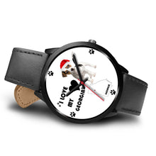 Load image into Gallery viewer, Amazing Jack Russell Terrier Georgia Christmas Special Wrist Watch-Free Shipping