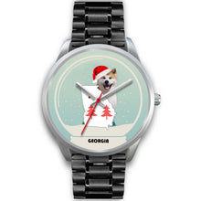 Load image into Gallery viewer, Akita Dog Georgia Christmas Special Wrist Watch-Free Shipping
