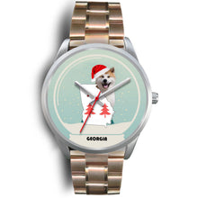 Load image into Gallery viewer, Akita Dog Georgia Christmas Special Wrist Watch-Free Shipping