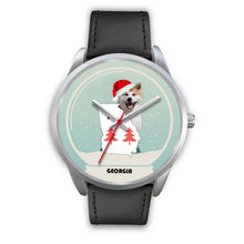 Load image into Gallery viewer, Akita Dog Georgia Christmas Special Wrist Watch-Free Shipping