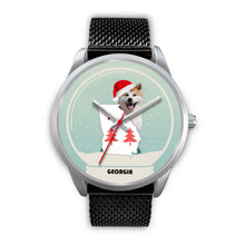 Load image into Gallery viewer, Akita Dog Georgia Christmas Special Wrist Watch-Free Shipping