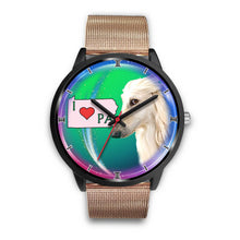 Load image into Gallery viewer, Afghan Dog Pennsylvania Christmas Special Wrist Watch-Free Shipping