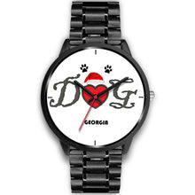 Load image into Gallery viewer, &quot;Dog Georgia&quot; Print Christmas Special Wrist Watch-Free Shipping