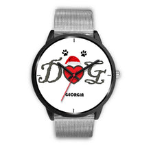 Load image into Gallery viewer, &quot;Dog Georgia&quot; Print Christmas Special Wrist Watch-Free Shipping