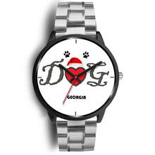 Load image into Gallery viewer, &quot;Dog Georgia&quot; Print Christmas Special Wrist Watch-Free Shipping