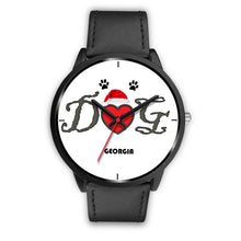 Load image into Gallery viewer, &quot;Dog Georgia&quot; Print Christmas Special Wrist Watch-Free Shipping