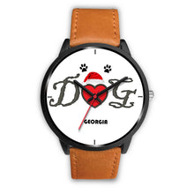 Load image into Gallery viewer, &quot;Dog Georgia&quot; Print Christmas Special Wrist Watch-Free Shipping