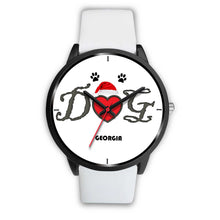 Load image into Gallery viewer, &quot;Dog Georgia&quot; Print Christmas Special Wrist Watch-Free Shipping