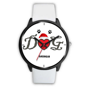 "Dog Georgia" Print Christmas Special Wrist Watch-Free Shipping