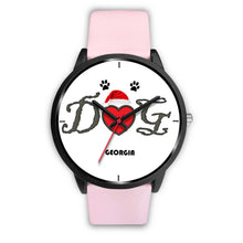 Load image into Gallery viewer, &quot;Dog Georgia&quot; Print Christmas Special Wrist Watch-Free Shipping