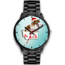 Load image into Gallery viewer, Borzoi Dog Washington Christmas Special Wrist Watch-Free Shipping