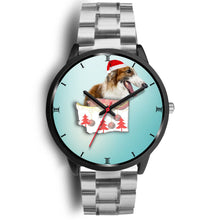 Load image into Gallery viewer, Borzoi Dog Washington Christmas Special Wrist Watch-Free Shipping
