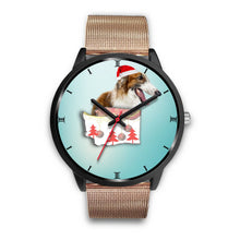 Load image into Gallery viewer, Borzoi Dog Washington Christmas Special Wrist Watch-Free Shipping