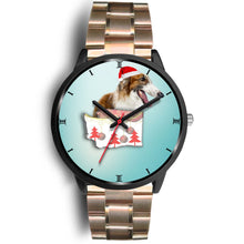 Load image into Gallery viewer, Borzoi Dog Washington Christmas Special Wrist Watch-Free Shipping