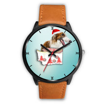 Load image into Gallery viewer, Borzoi Dog Washington Christmas Special Wrist Watch-Free Shipping