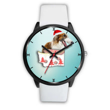 Load image into Gallery viewer, Borzoi Dog Washington Christmas Special Wrist Watch-Free Shipping