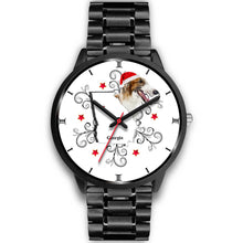 Load image into Gallery viewer, Borzoi Dog Georgia Christmas Special Wrist Watch-Free Shipping