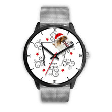 Load image into Gallery viewer, Borzoi Dog Georgia Christmas Special Wrist Watch-Free Shipping