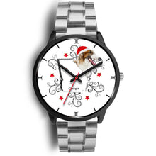 Load image into Gallery viewer, Borzoi Dog Georgia Christmas Special Wrist Watch-Free Shipping