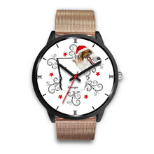 Load image into Gallery viewer, Borzoi Dog Georgia Christmas Special Wrist Watch-Free Shipping