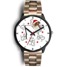 Load image into Gallery viewer, Borzoi Dog Georgia Christmas Special Wrist Watch-Free Shipping