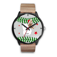 Load image into Gallery viewer, Bengal Cat Georgia Christmas Special Wrist Watch-Free Shipping