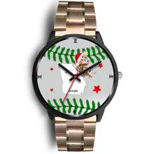 Load image into Gallery viewer, Bengal Cat Georgia Christmas Special Wrist Watch-Free Shipping