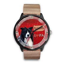 Load image into Gallery viewer, Amazing Border Collie Dog Pennsylvania Christmas Special Wrist Watch-Free Shipping