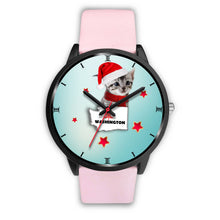 Load image into Gallery viewer, American Shorthair Cat Washington Christmas Special Wrist Watch-Free Shipping