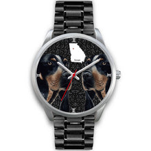 Load image into Gallery viewer, Bluetick Coonhound Dog Georgia Christmas Special Wrist Watch-Free Shipping