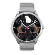 Load image into Gallery viewer, Bluetick Coonhound Dog Georgia Christmas Special Wrist Watch-Free Shipping