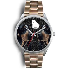 Load image into Gallery viewer, Bluetick Coonhound Dog Georgia Christmas Special Wrist Watch-Free Shipping