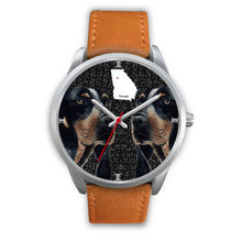 Load image into Gallery viewer, Bluetick Coonhound Dog Georgia Christmas Special Wrist Watch-Free Shipping