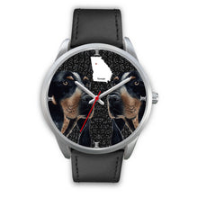 Load image into Gallery viewer, Bluetick Coonhound Dog Georgia Christmas Special Wrist Watch-Free Shipping