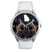 Load image into Gallery viewer, Bluetick Coonhound Dog Georgia Christmas Special Wrist Watch-Free Shipping