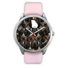 Load image into Gallery viewer, Amazing Bluetick Coonhound Dog Georgia Christmas Special Wrist Watch-Free Shipping