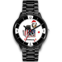 Load image into Gallery viewer, Bearded Collie Washington Christmas Special Wrist Watch-Free Shipping