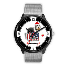 Load image into Gallery viewer, Bearded Collie Washington Christmas Special Wrist Watch-Free Shipping