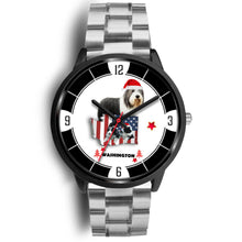 Load image into Gallery viewer, Bearded Collie Washington Christmas Special Wrist Watch-Free Shipping