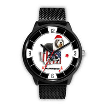 Load image into Gallery viewer, Bearded Collie Washington Christmas Special Wrist Watch-Free Shipping