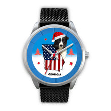 Load image into Gallery viewer, Border Collie Georgia Christmas Special Wrist Watch-Free Shipping