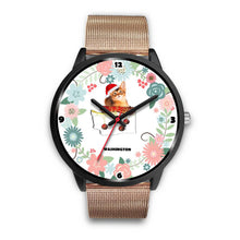 Load image into Gallery viewer, Abyssinian Cat Washington Christmas Special Wrist Watch-Free Shipping