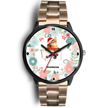 Load image into Gallery viewer, Abyssinian Cat Washington Christmas Special Wrist Watch-Free Shipping